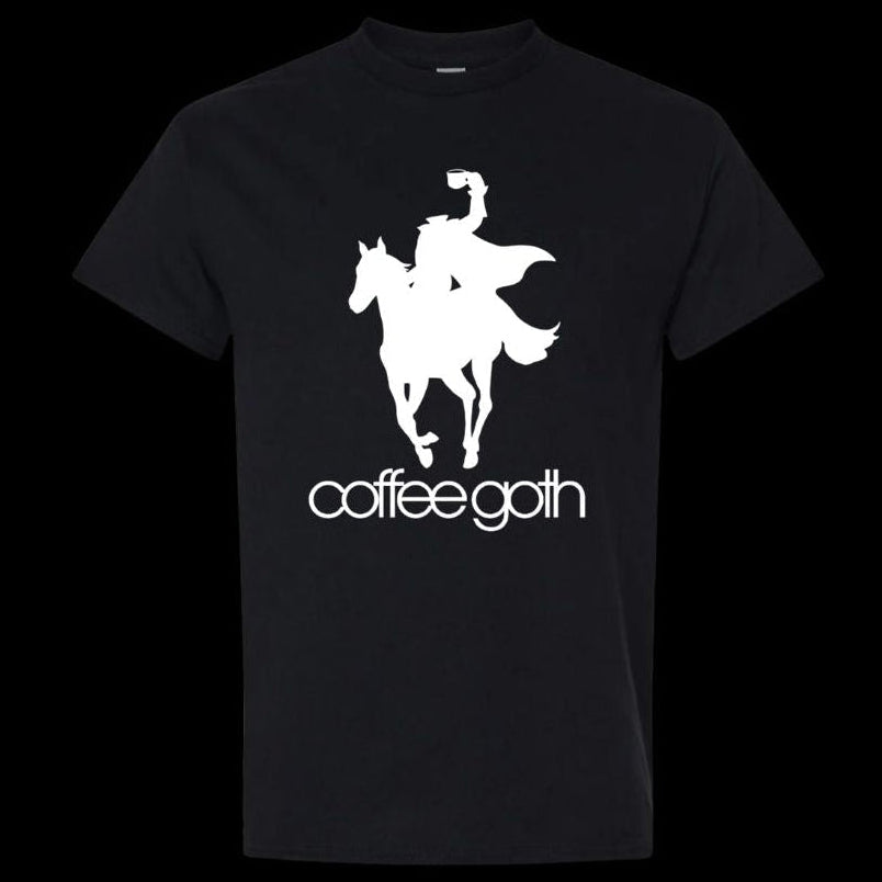 Black Pony Coffee Goth T-Shirt