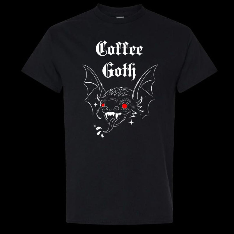 Coffee Goth Bat T-Shirt