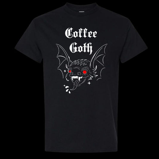 Coffee Goth Bat T-Shirt